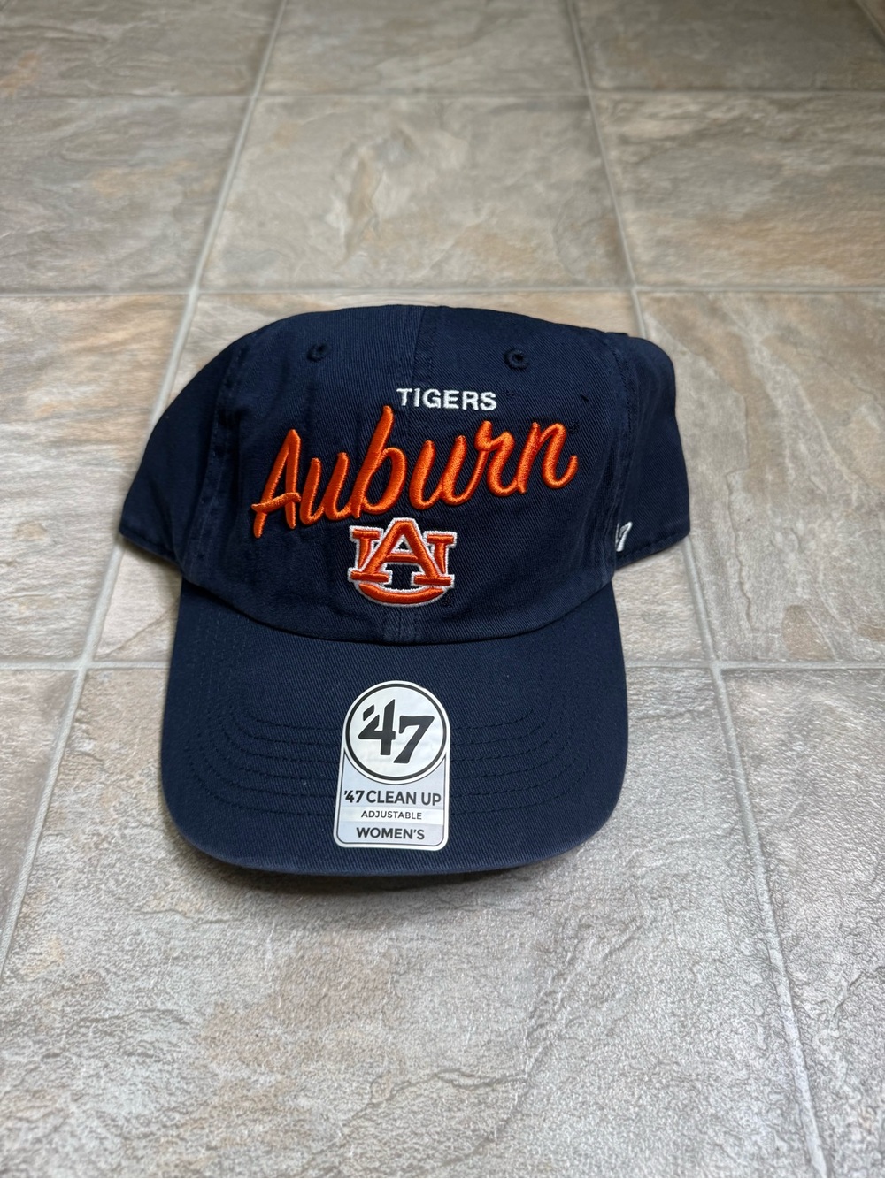 Auburn Tigers 47 Clean UpBrand Hat Women’s Size Adjustable Blue NCAA College NWT